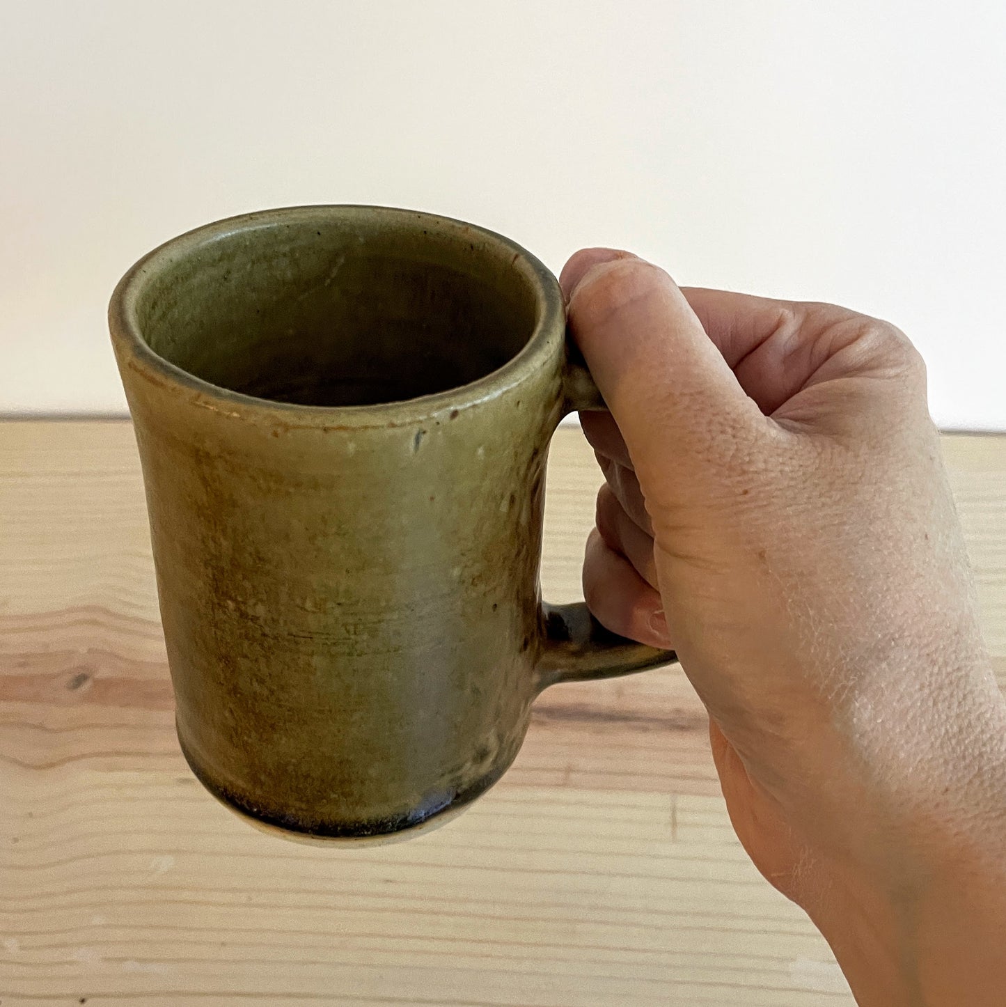 Mustard Mug with Handle