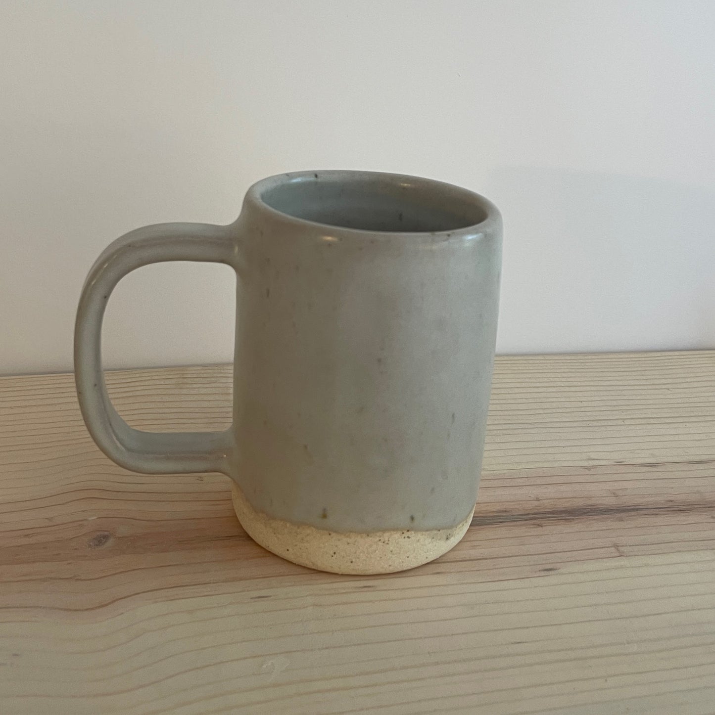 Gray Mug with Handle